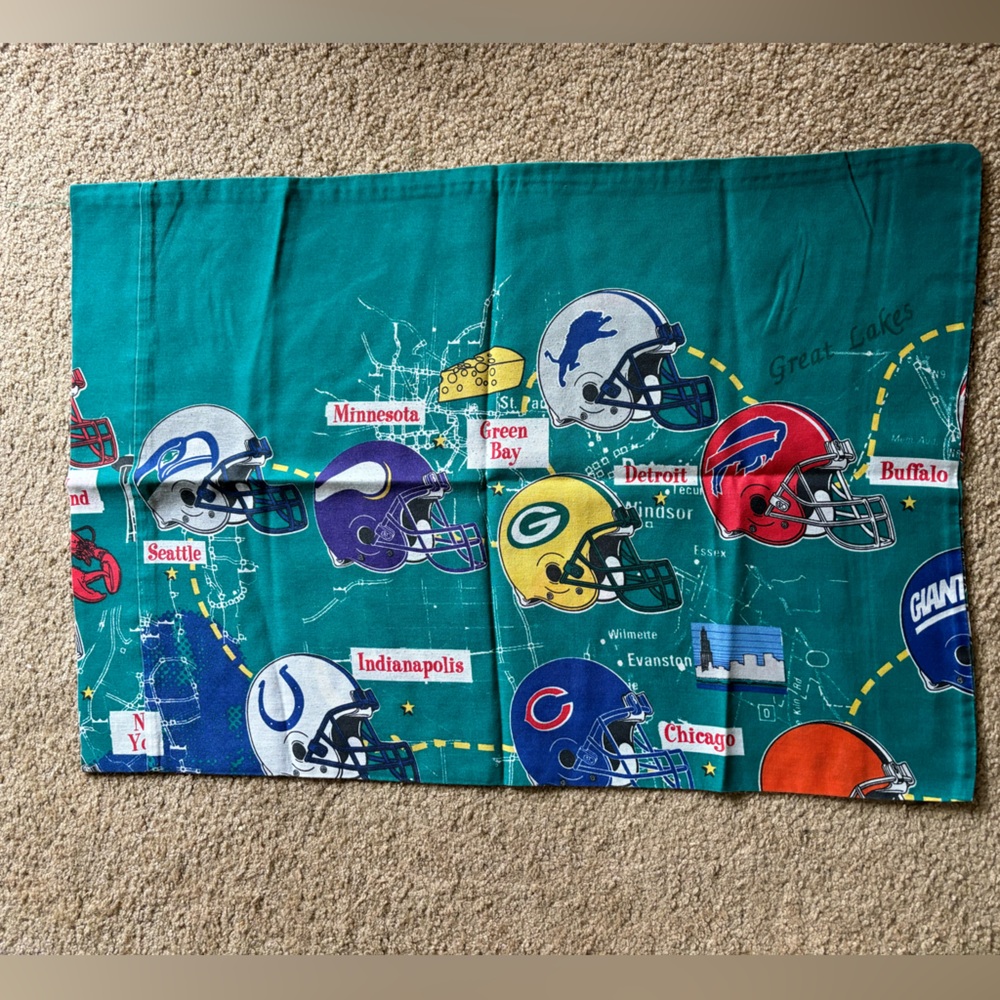 Vintage NFL Pillow Case